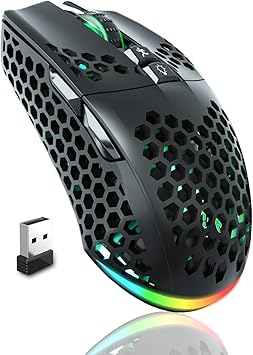 Glorious Model O- (Minus) Wireless Gaming Mouse – 65g Superlight Honeycomb Design